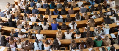 Etudiants en amphithéâtre